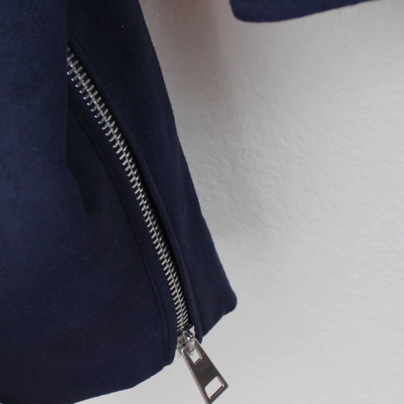 NWT Theory Moto Jacket in Faux Suede - Picture 8 of 14